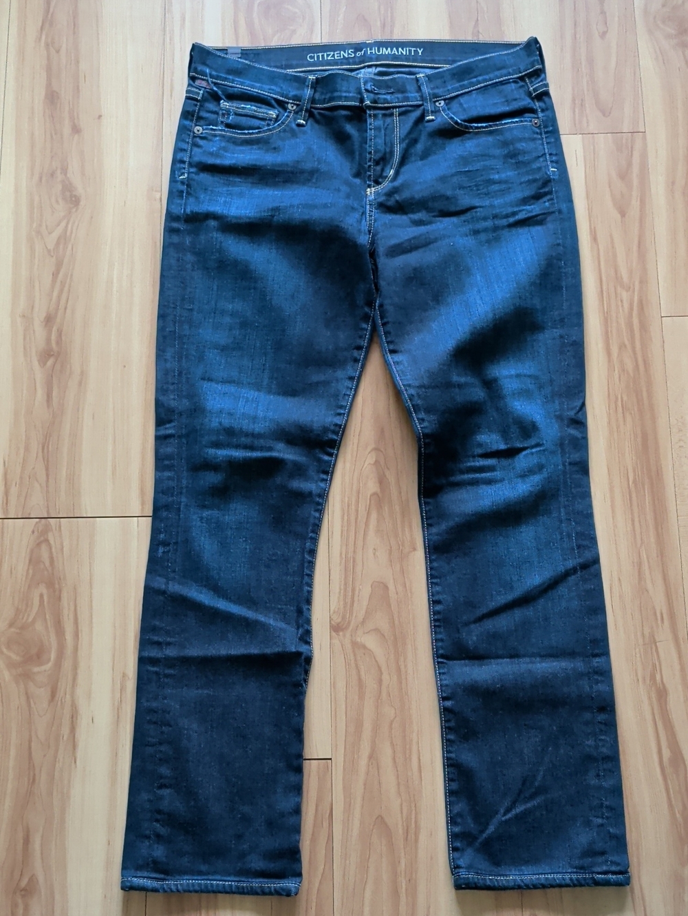 Citizens Of Humanity Indigo Straight Leg Jeans